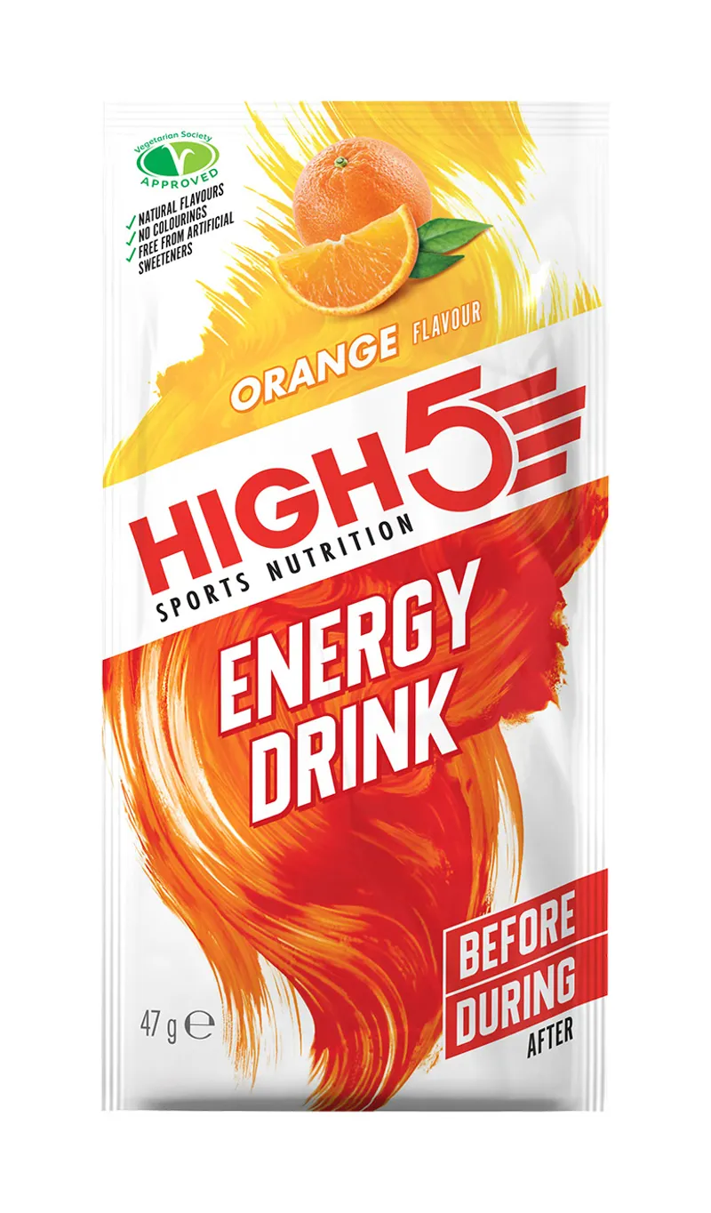 High5 Energy Drink Plain Sachet x12 47g Various Flavours Vegan Friendly-7