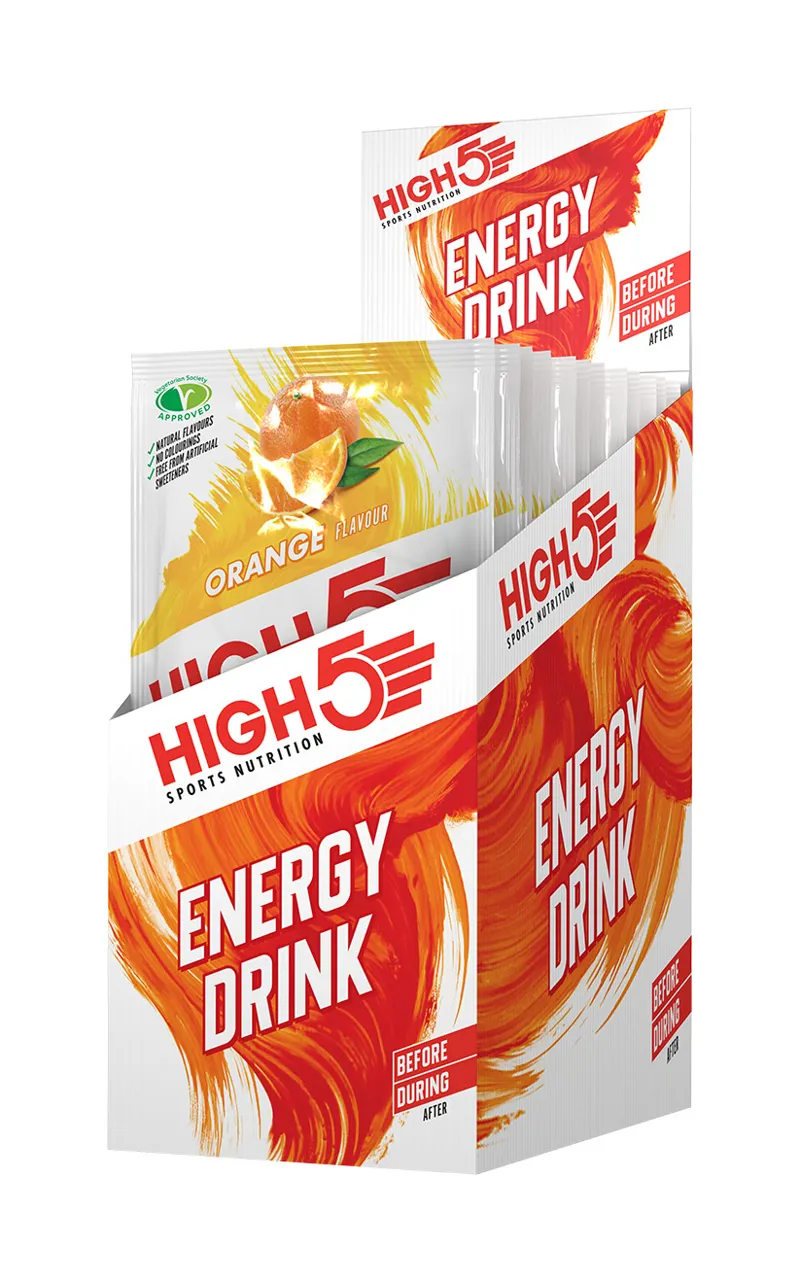 High5 Energy Drink Plain Sachet x12 47g Various Flavours Vegan Friendly-6