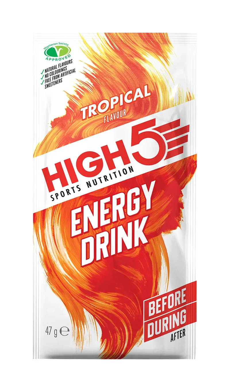 High5 Energy Drink Plain Sachet x12 47g Various Flavours Vegan Friendly-10
