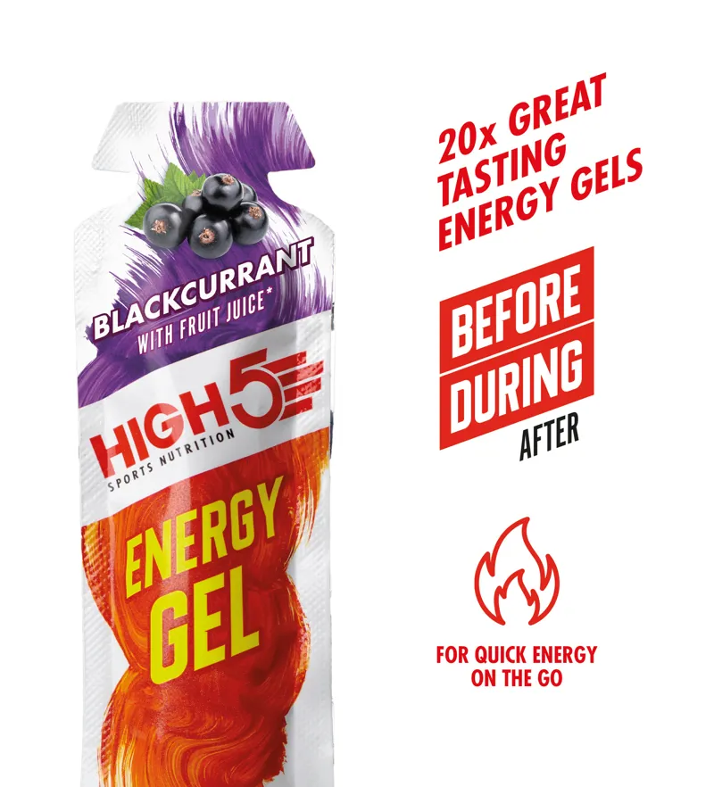 High5 Energy Gel x20 40g Various Flavours Vegan Friendly-11