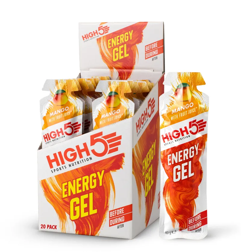 High5 Energy Gel x20 40g Various Flavours Vegan Friendly-12