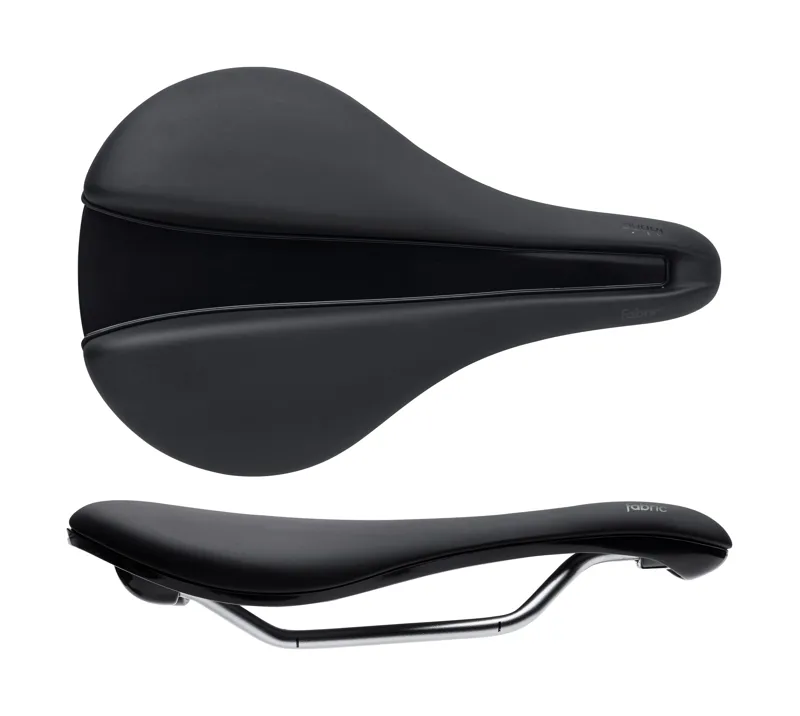 Fabric Line Sport Elite Flat Road Bike Saddle with CrMo Rails Black FSD-41-5
