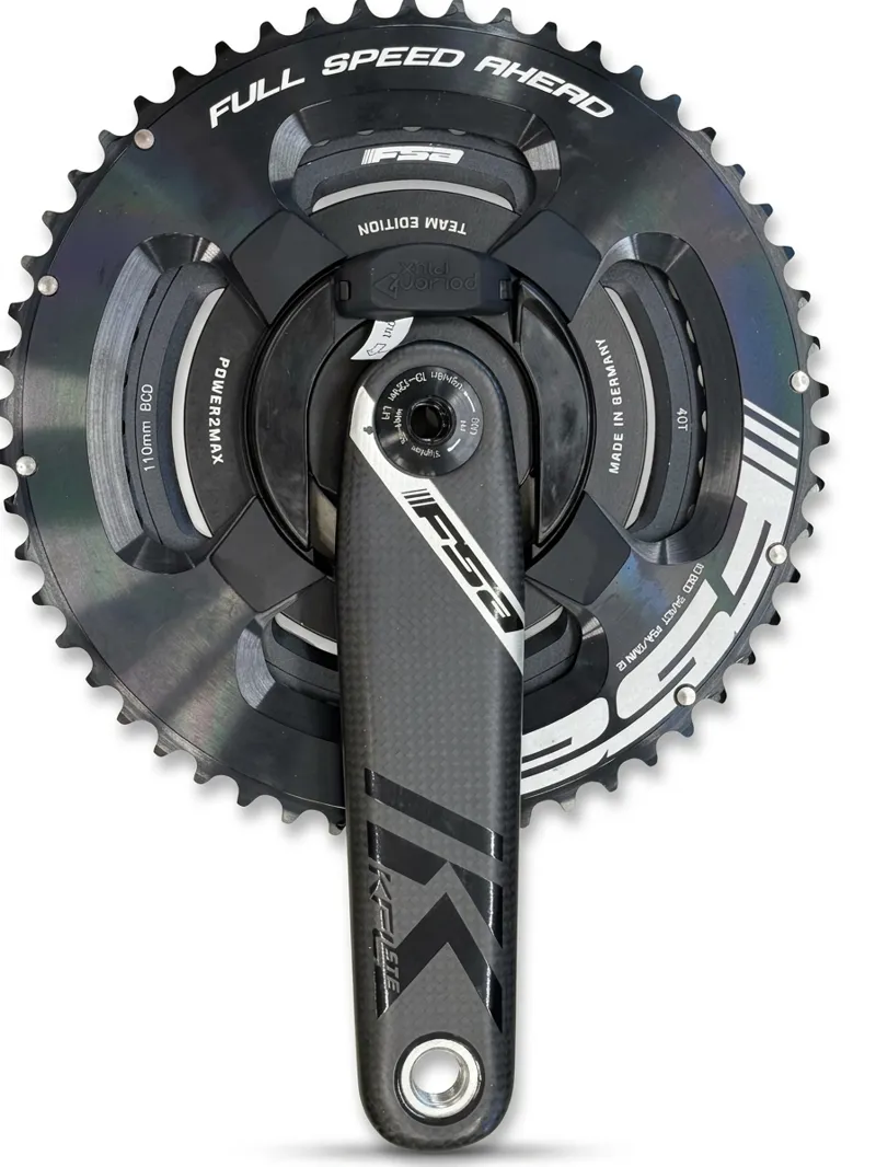 FSA K-Force Road Team Powerbox 386Evo 2x12 Power Meter Chainset 54/40t 167.5mm - Used arms with brand new chainrings-1