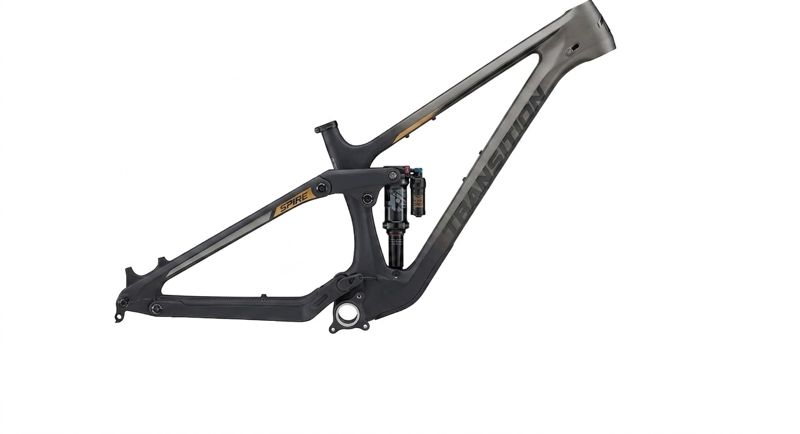 Transition Spire Carbon Fade to Black MTB Frame Set - XXL