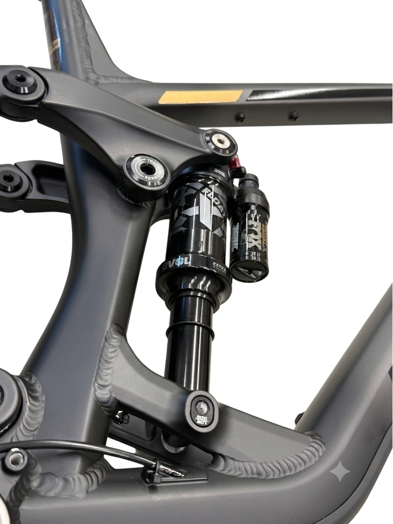 Transition Spire Alloy - XXL - Fade to Black - Fox Performance Float X Rear Shock-3