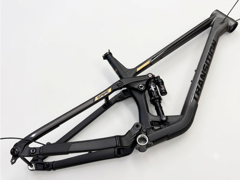Transition Spire Alloy - XXL - Fade to Black - Fox Performance Float X Rear Shock-4