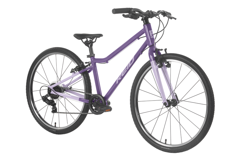 Reid H24 Lightweight 7 Speed 24 inch Wheel Kids Bike in Purple-1