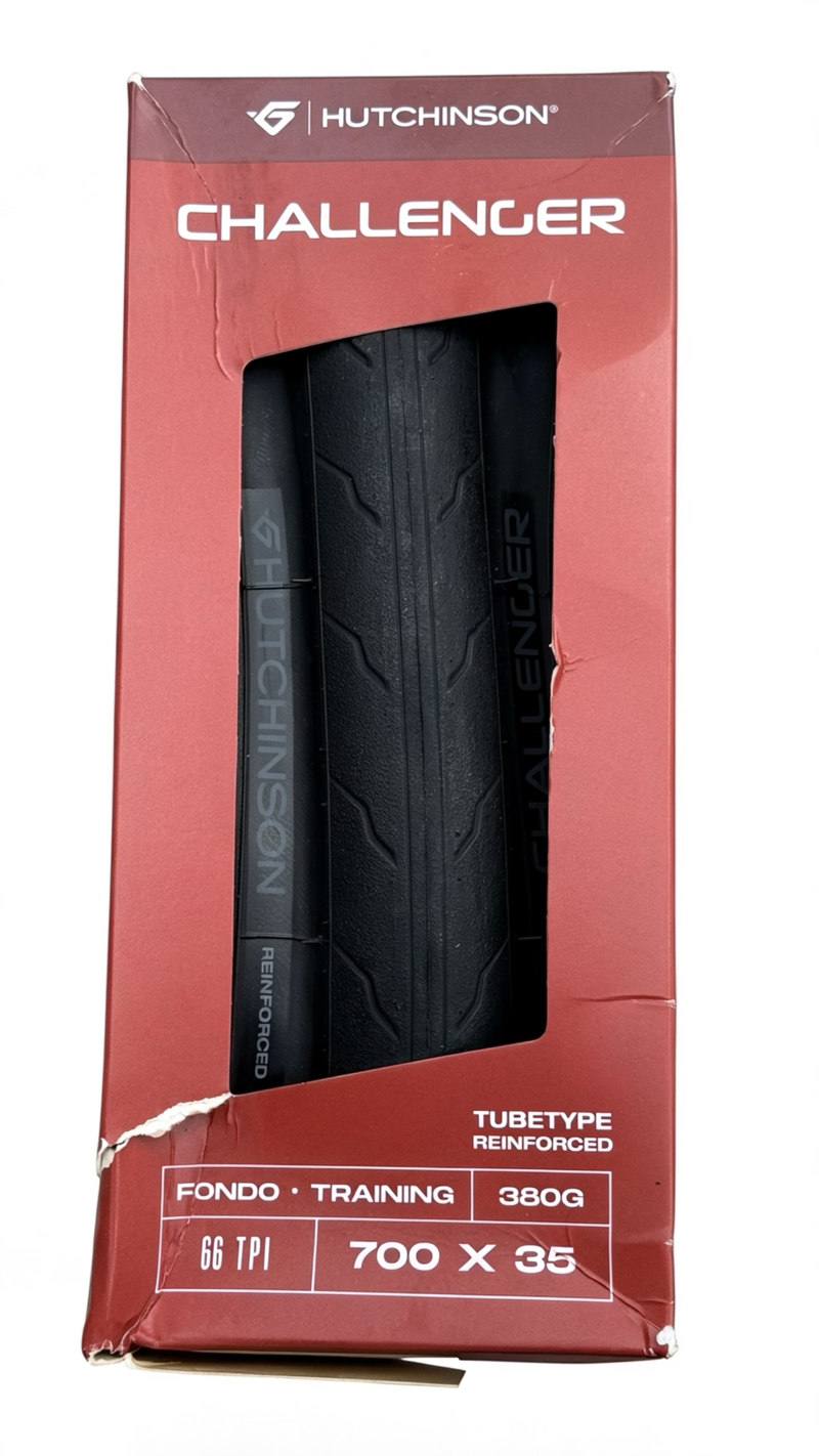 Hutchinson Challenger Road Tyre Black 700 x 35 tube type - Damaged box-1