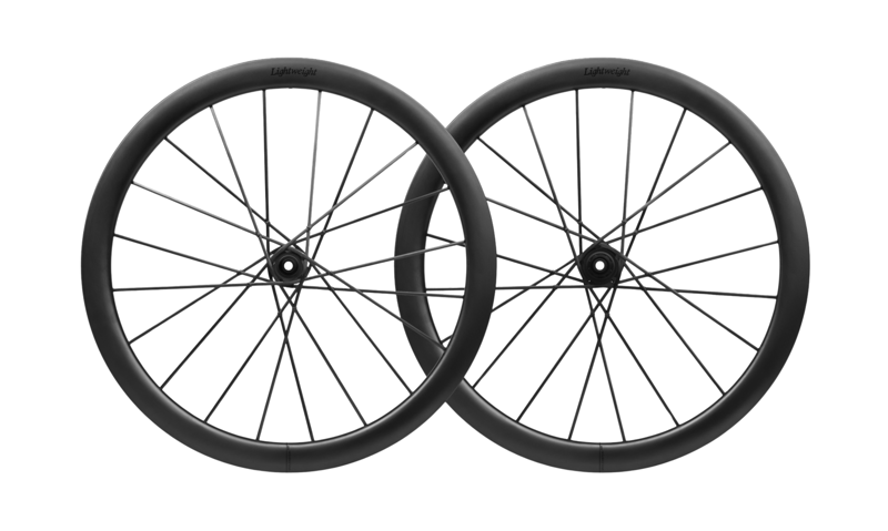 Lightweight Wheels Meilenstein ART Evo Disc Brake Road Carbon Wheelset Tubeless Ready Schwartz Ed
