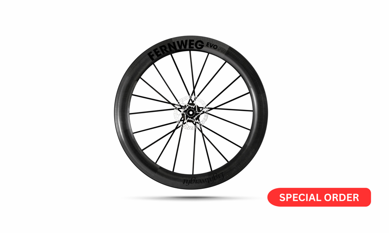 Lightweight Wheels Fernweg 63 Evo Pro SE Carbon Road Disc Brake Rear Wheel Tubeless Ready