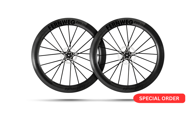 Lightweight Wheels Fernweg 63 Evo Pro SE Carbon Road Disc Brake Wheelset Tubeless Ready