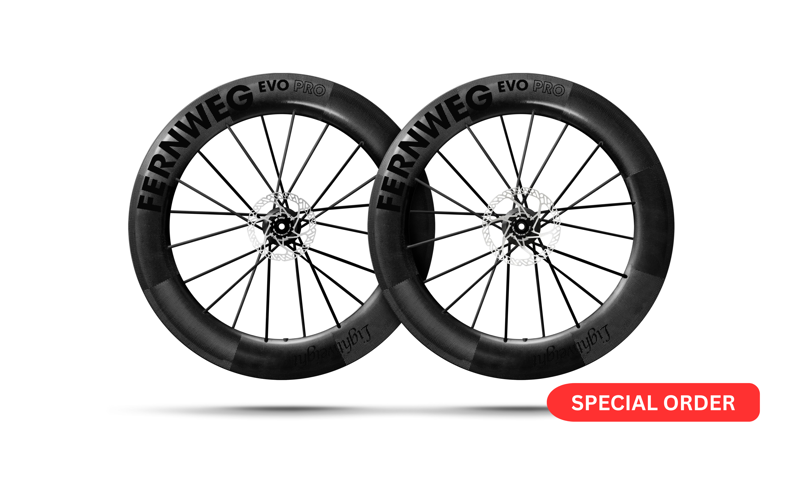 Lightweight Wheels Fernweg 85 Evo Pro SE Carbon Road Disc Brake Wheelset Tubeless Ready