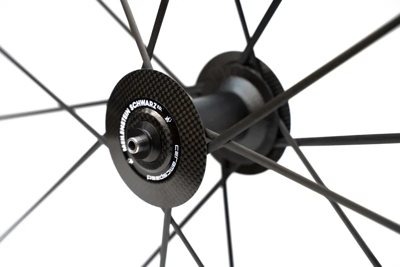 Lightweight Wheels Meilenstein 24 Evo Rim Brake Road Carbon Wheelset Schwartz Ed shima 11/12-3