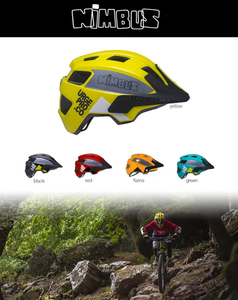 Urge Nimbus Kids MTB Helmet Green 51-55cm-5