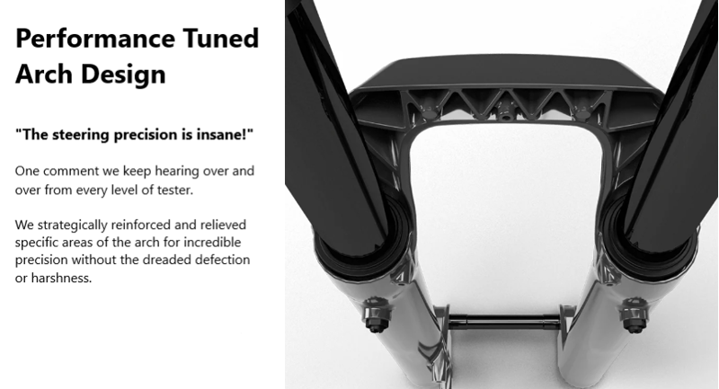 DVO Onyx 38 D1 SL Boost Enduro MTB Suspension Fork 29 Black 170mm Travel  e-MTB compatible-7