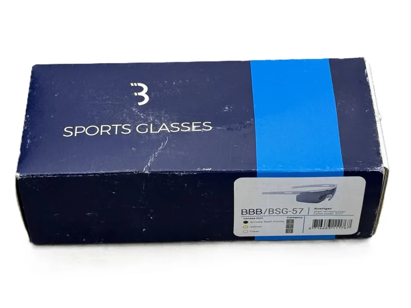 BBB Avenger Glasses - White - Smoke Lenses BSG-57 - Tatty Box-1