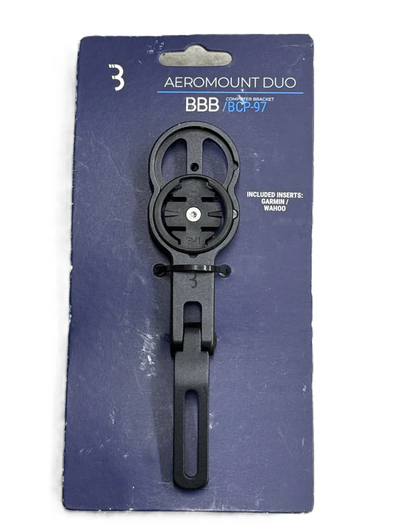 BBB AeroMount Duo Computer Mount Garmin GoPro Wahoo Compatible BCP-97 - Tatty Box-1