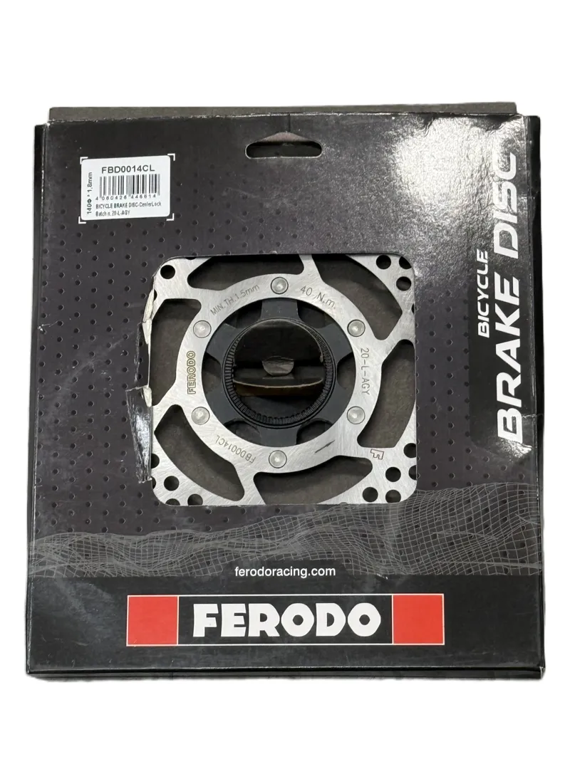 Ferodo Road Bike Centre Lock Disc Brake Rotor 140mm - Tatty Box-1