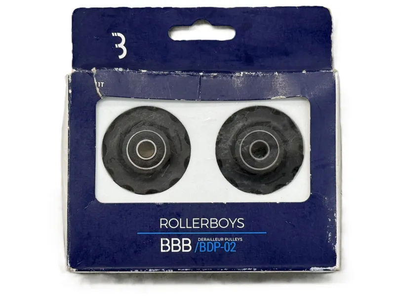 BBB RollerBoys Jockey/Pulley Wheels Black 11/12 Tooth BDP-02-Tatty Box-1