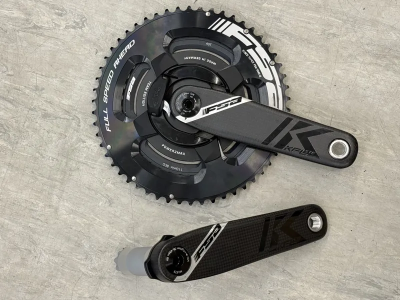 FSA K-Force Road Team Powerbox 386Evo 2x12 Power Meter Chainset 54/40t 167.5mm - Used arms with brand new chainrings-3