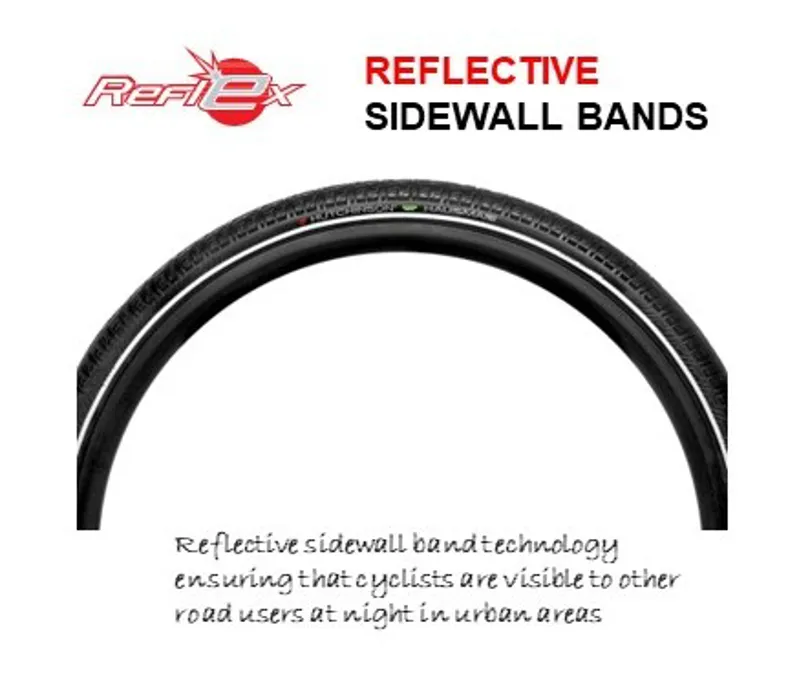 Hutchinson Haussmann Ebike City Tyre 700 x 50 Black Reflex-5