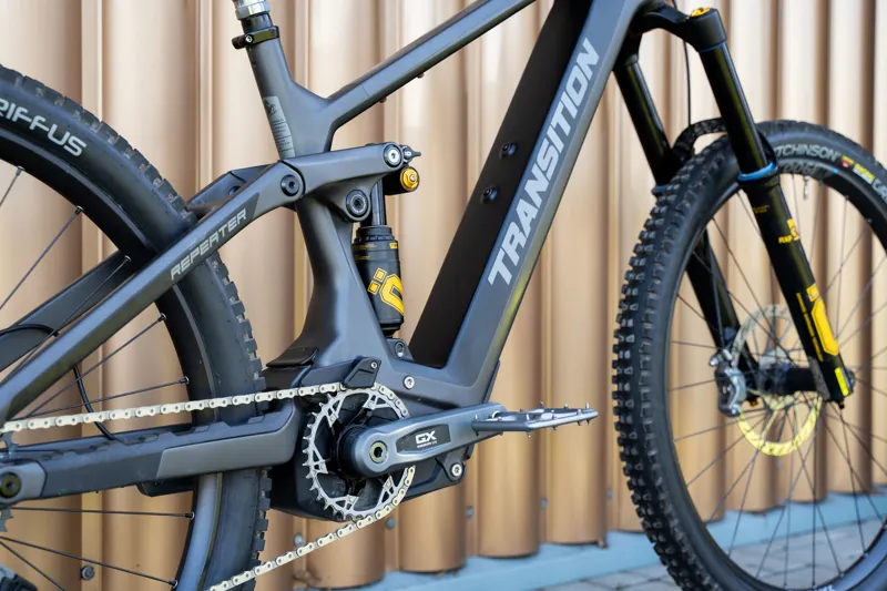Transition Repeater Powertrain Large Carbon Öhlins GX AXS Graphite Grey-5