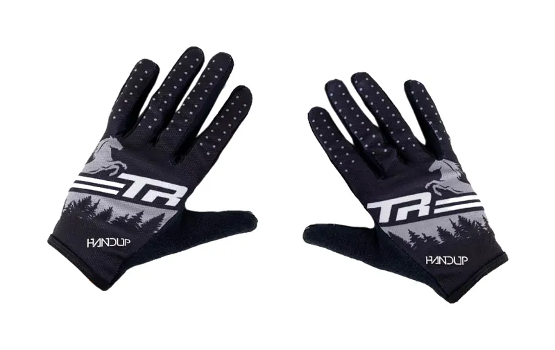 Transition TBC Giddy Up MTB Gloves Black Grey 