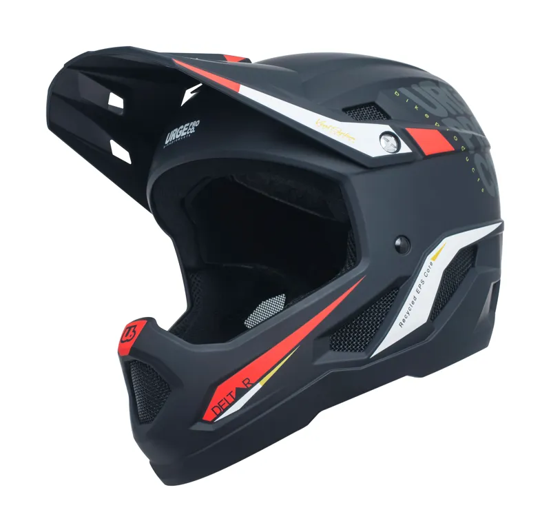 Urge Deltar Youth Full Face MTB/Gravity Helmet Black M/L-6