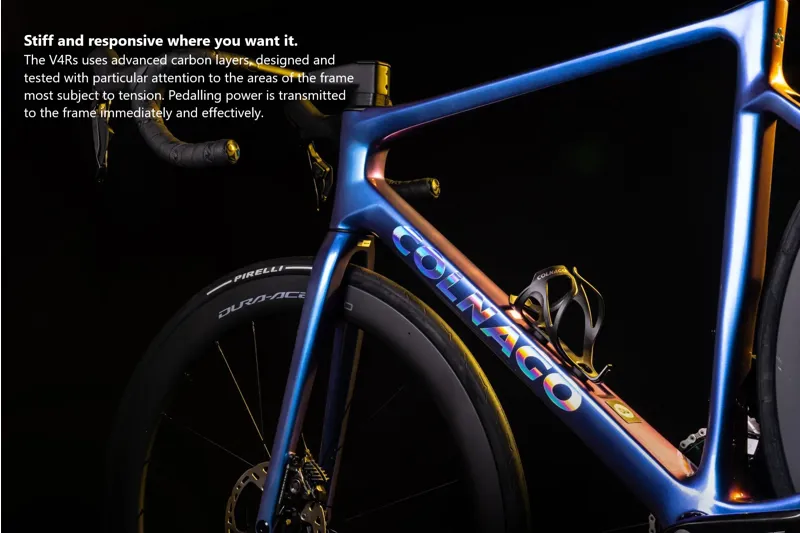 Colnago V4Rs Disc Carbon Road Frameset White Silver RVWH-8