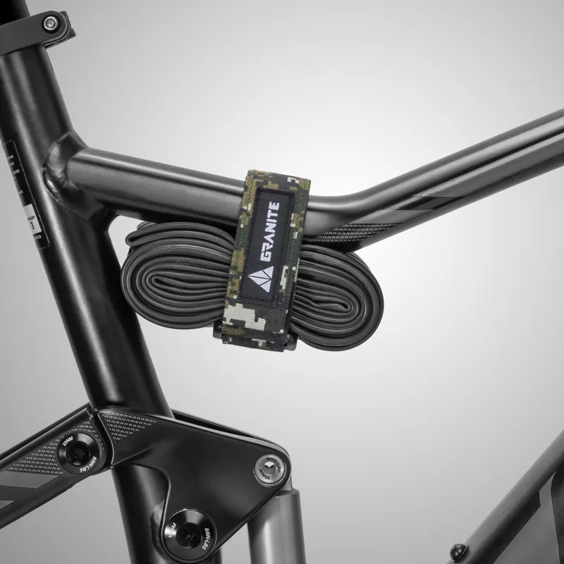 Granite ROCKBAND MTB Frame Carrier Belt Strap Green Camo 450mm-1