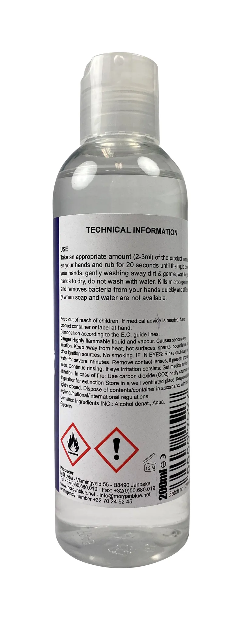 Morgan Blue Hand Sanitizer 200ml-2