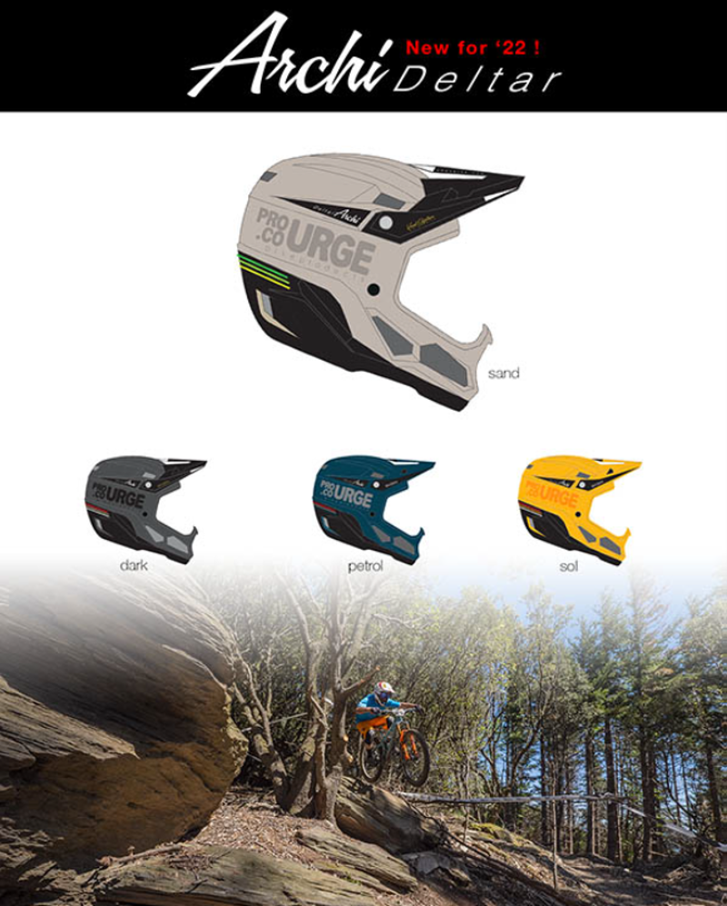 Urge Archi-Deltar MTB/Enduro Full Face Helmet Dark Small/Large-6