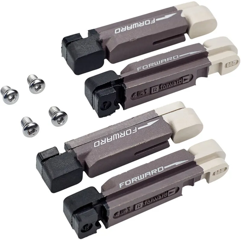 BBB TechStop 4 In 1 for Shimano/SRAM/Campag Road Bike Rim Brake Pads BBS-27T