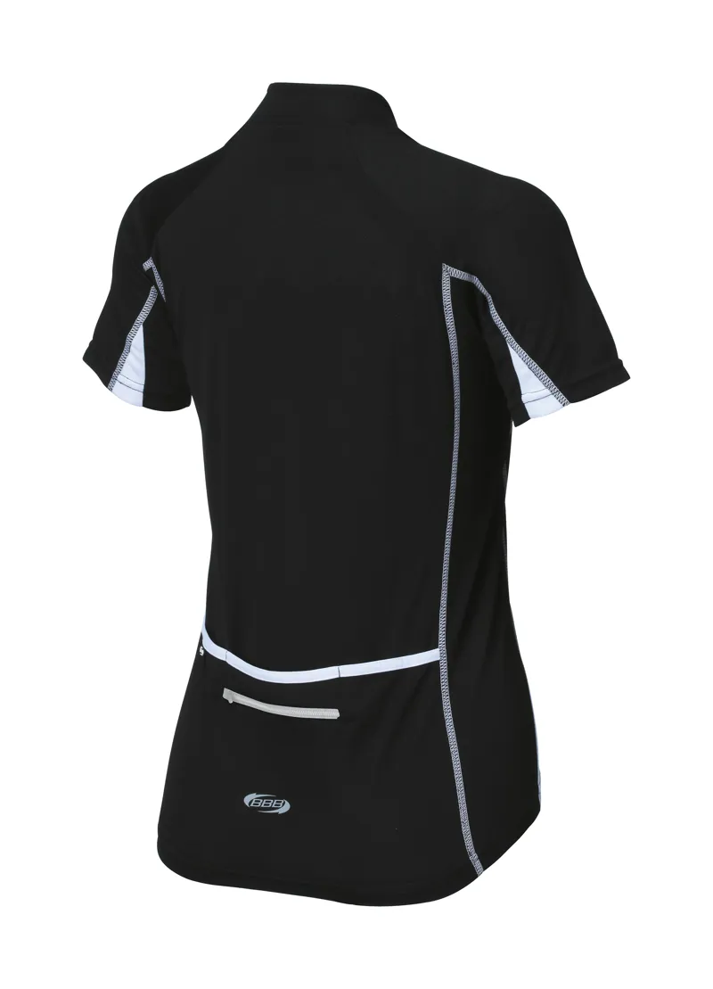 BBB ComfortGirl Womens Cycling Jersey Black/White BBW-245-1