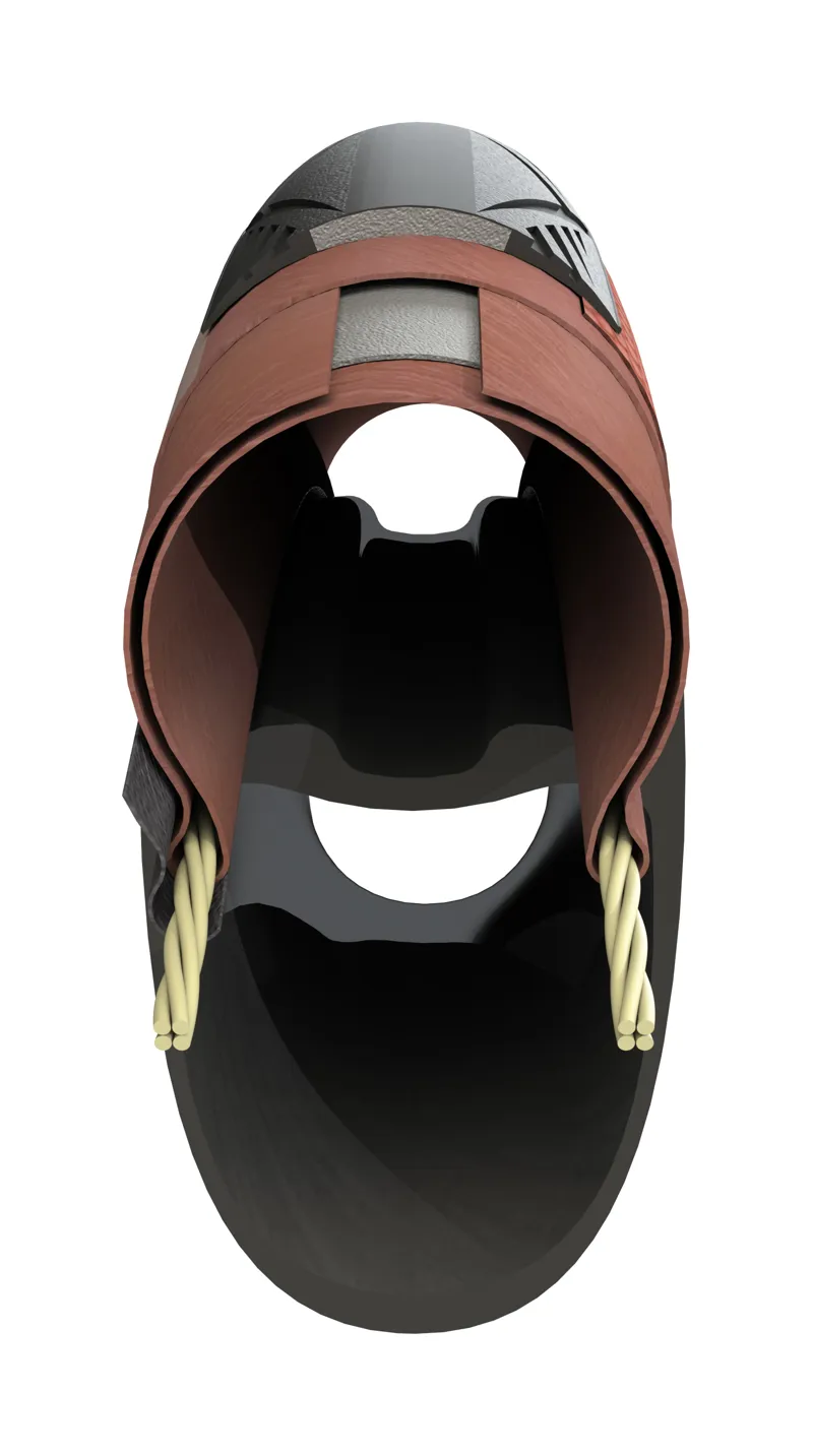 Hutchinson Blackbird All Season Hookless Road Bike Tubeless Ready Tyre Tan Wall 700C-5