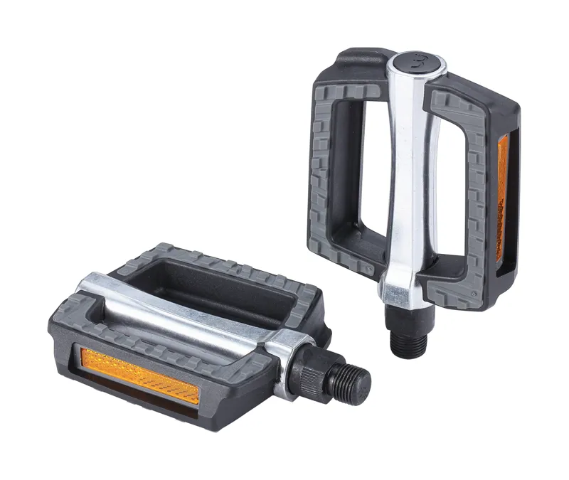 BBB SteadyRest High End Trekking Pedals Black Grey Silver BPD-45