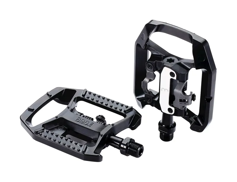 Spd pedals with sales flat side