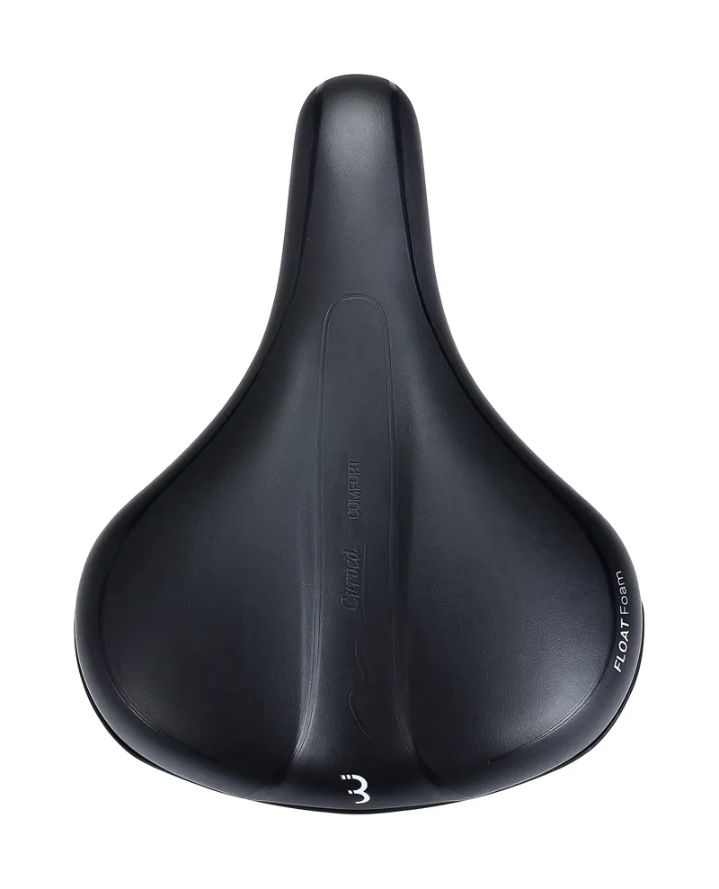 BBB Meander Relaxed Unisex Urban/E-Bike Saddle 205mm Black BSD-93-2