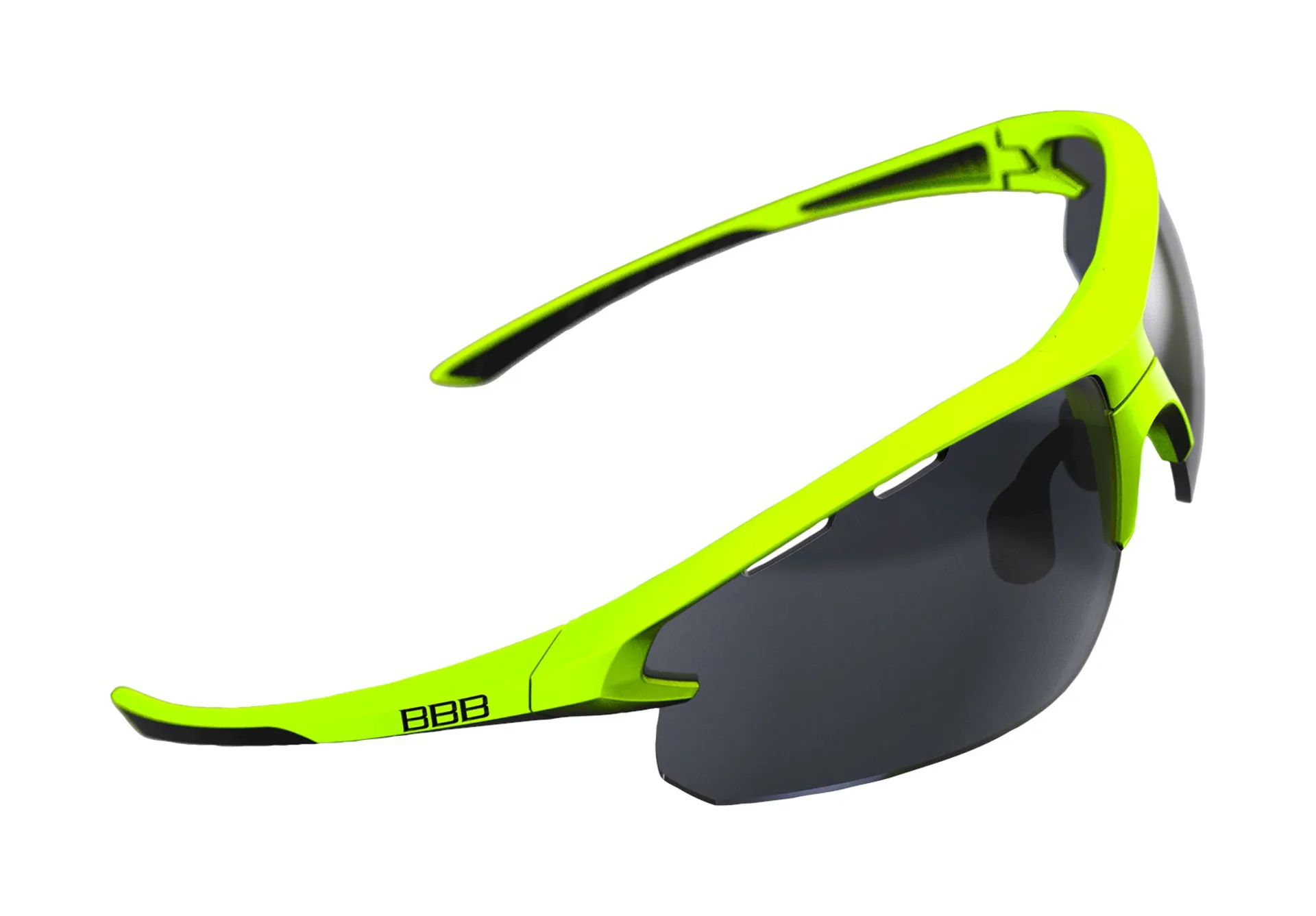 BBB Impulse cycling Sport Glasses Yellow/Black Smoke Lens BSG-52