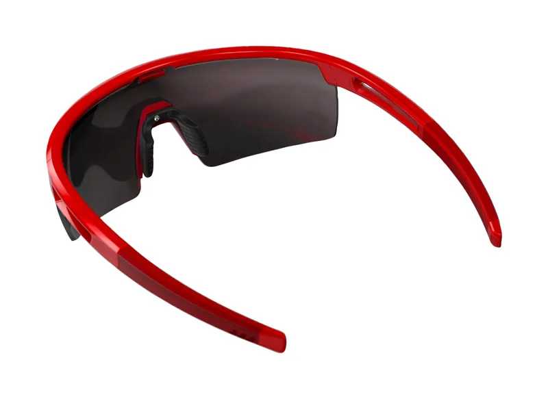 BBB Avenger Cycling Sport Glasses Red Black Tips Red MLC Lenses BSG-57-1
