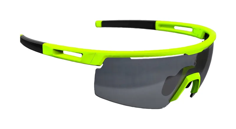 BBB Avenger Cycling Sport Glasses Yellow Grey Tips Smoke Lenses BSG-57-5