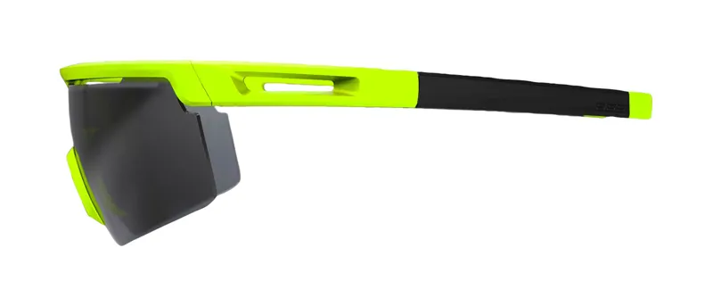 BBB Avenger Cycling Sport Glasses Yellow Grey Tips Smoke Lenses BSG-57-2