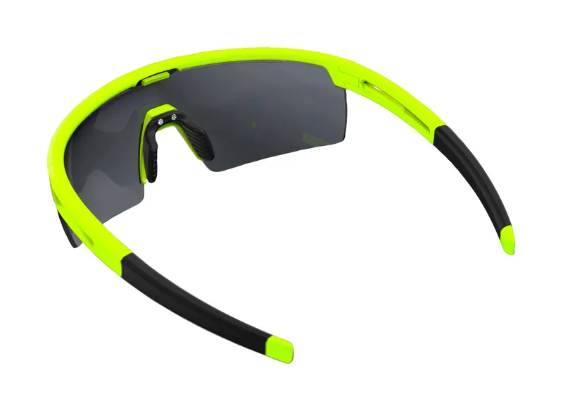 BBB Avenger Cycling Sport Glasses Yellow Grey Tips Smoke Lenses BSG-57-1