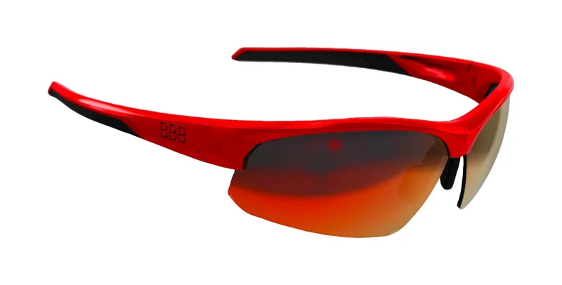 BBB Impress Cycling Sports Glasses Red Red MLC Lenses BSG-58 -4