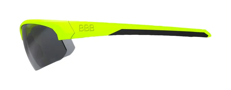 Bbb Impress Cycling Sports Glasses Neon Yellow Smoke Lens Bsg