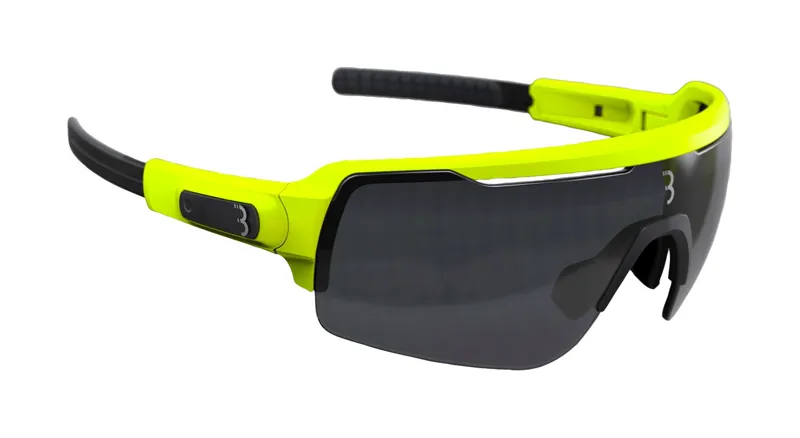 BBB Commander cycling Sport Glasses Neon Yellow Smoke Lenses BSG-61-5