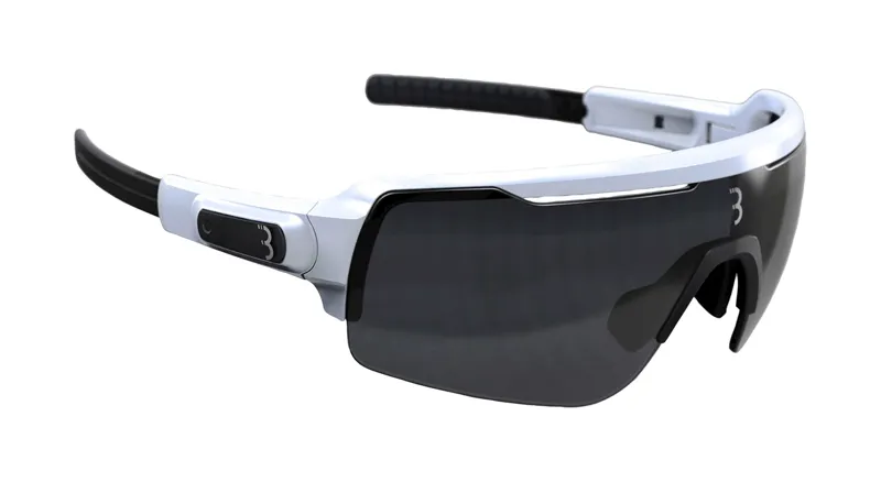 BBB Commander Cycling Sport Glasses White Smoke Lenses BSG-61-5