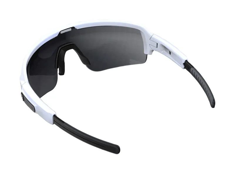 BBB Commander Cycling Sport Glasses White Smoke Lenses BSG-61-1