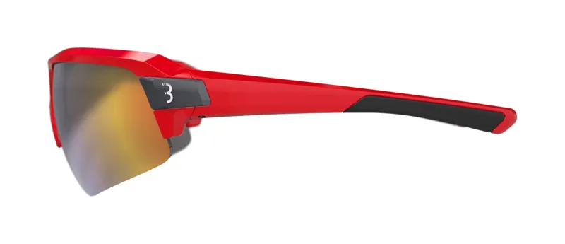 BBB Impulse Cycling Sport Glasses Red Red MLC Lenses BSG-62 -4