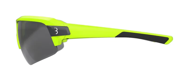 BBB Impulse Cycling Sport Glasses Neon Yellow Smoke Lenses BSG-62 -5